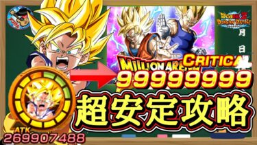 【ドッカンバトル】最も組みやすくて強い！ミリオンアリーナ4日目•安定重視の最強攻略！