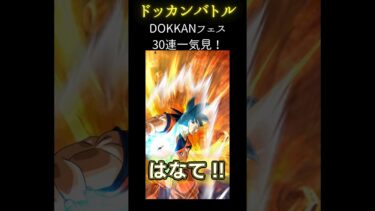 DOKKAN！30連連続一気見！#ドッカンバトル
