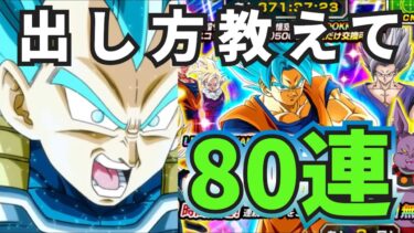 【ドッカンバトル】もう限界です…最強新キャラ超サイヤ人ベジットブルー(ブルーベジータ+ブルー孫悟空)狙って魂の80連！果たして当たるのか？いや当てるんだよ！！【Dokkan Battle 】