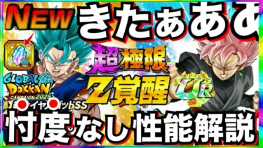 超極限性能考えたの誰だよっ！！『体ベジットブルー＆速ロゼ』忖度なし性能徹底解説＆グローバル龍石交換はあり？【ドッカンバトル】【地球育ちのげるし】