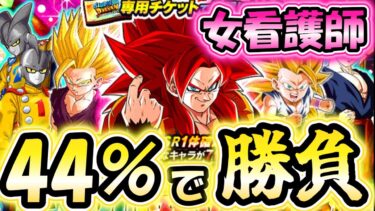 【ドッカンバトル】４４％の運命の一劇と神演出の嵐で脳汁が止まりませんでしたｗｗ【ゲーム実況】【女看護師】