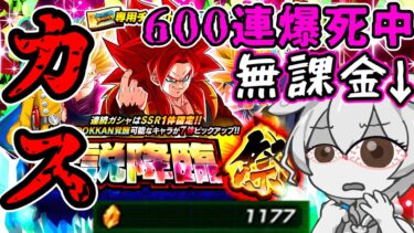 【地獄】不運を極めたゴミカス大学生による伝説降臨祭【ドッカンバトル ガチャ】【ゴジータ４】