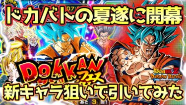 【ドッカンバトル】遂に開幕グローバルドッカンCP！新フェス限悟空ベジータ狙ってドッカンフェス引いてみた！
