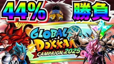 さぁっ！！追撃ガチャから遂に解禁『グローバルチケットガチャ』は44%にかけるしかねぇーーー！！『トゲピーに愛されし者』【ドッカンバトル】【地球育ちのげるし】