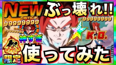 『至上最高ぶっ壊れ』虹祭ゴジータ4使ってみたら文句なしクッソ最強じゃねーか！！【ドッカンバトル】【地球育ちのげるし】