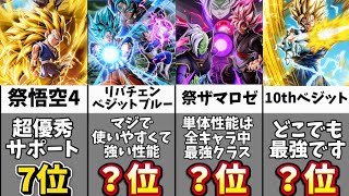 【ドッカンバトル】GLOBALドッカンCP前半版全キャラクター最強ランキングTOP16【比較】