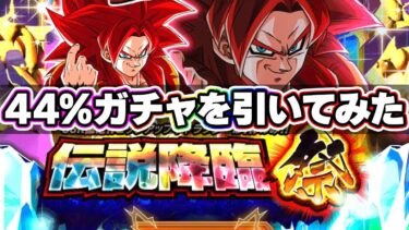 チケットを集めて目玉確率44%ガチャを引いてみた【ドッカンバトル】